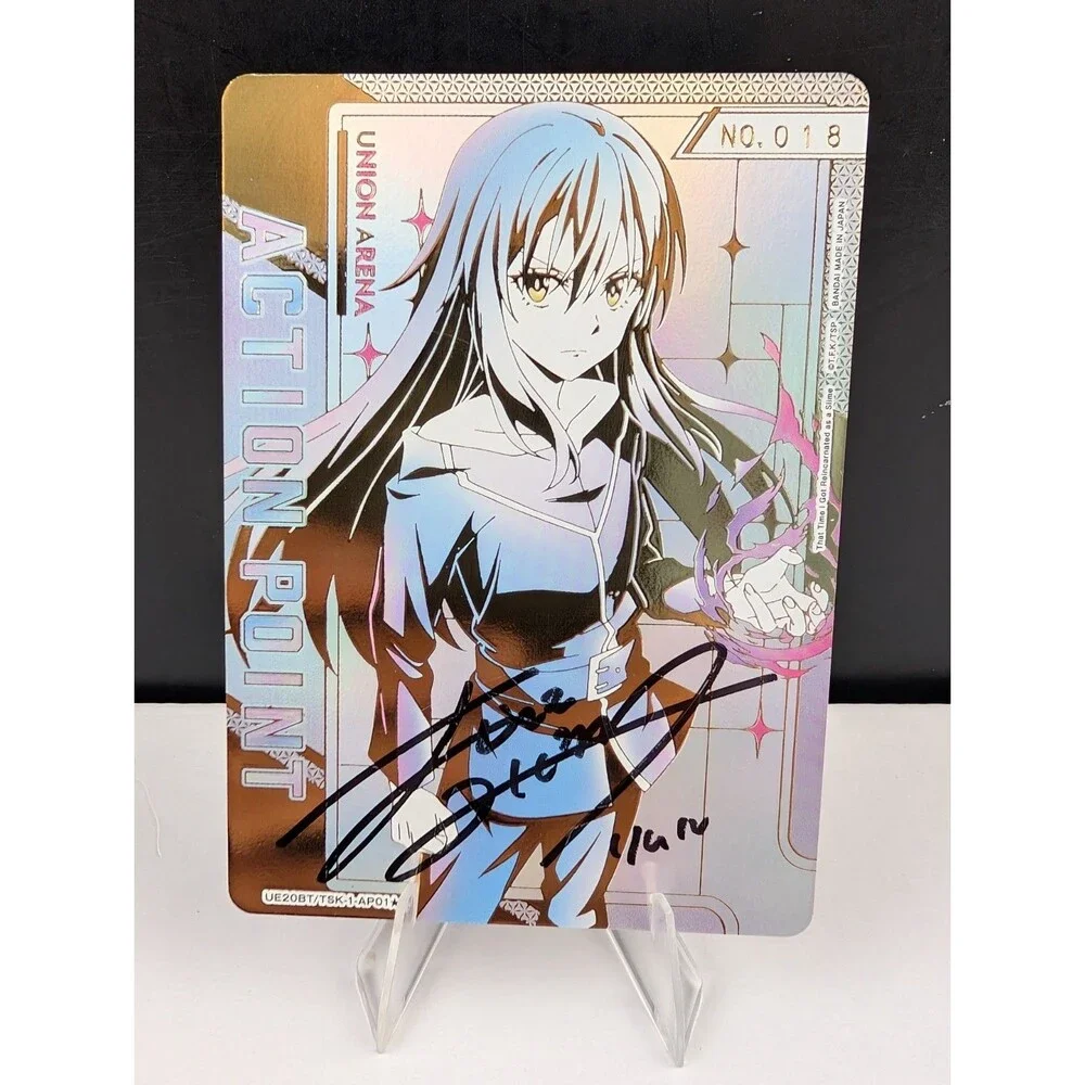 Rimuru Tempest Union Arena Action Point UE20BT/TSK-1-AP01* NO.01 Autographed #18